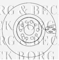 BORG & BECK bbd5924s -  Тормозной диск